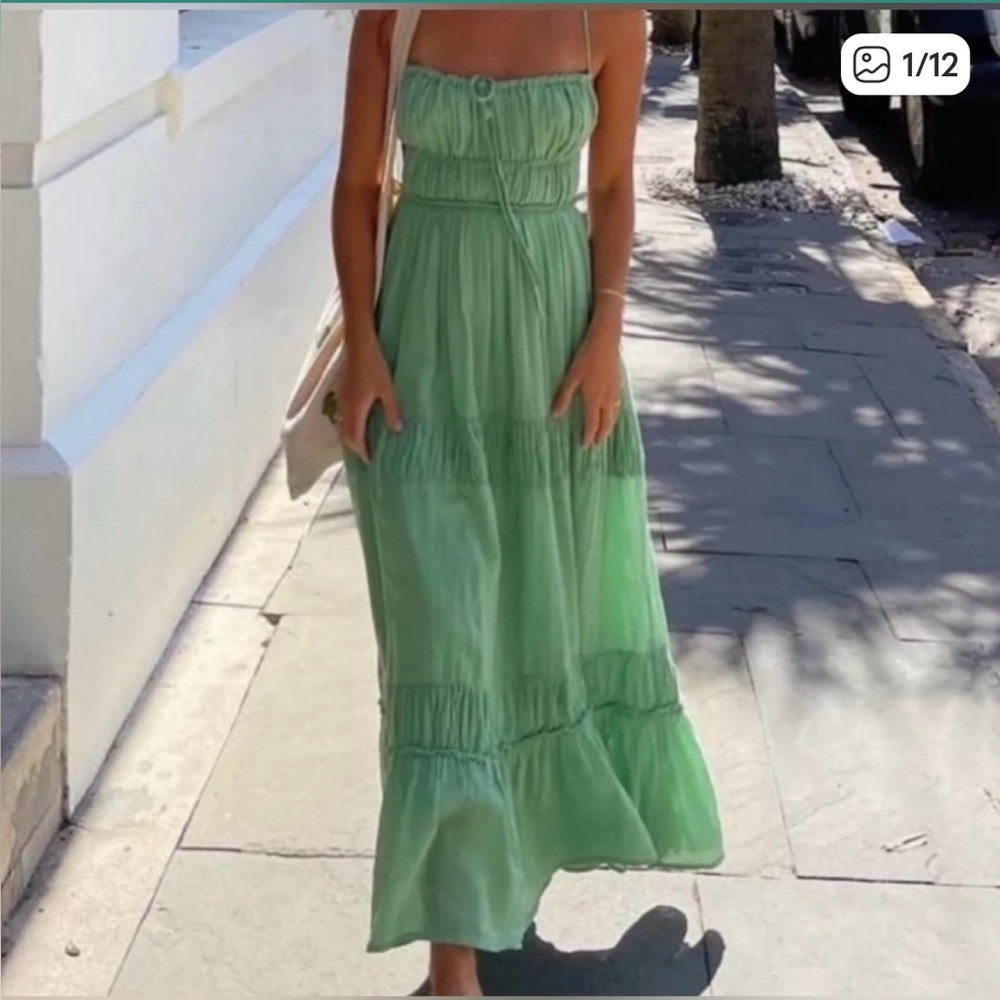 Free People Taking Sides Maxi Dress Size Large